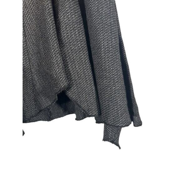 Isabel De Pedro Gray Virgin Wool Blend Asymmetrical Long Maxi Skirt Women Sz 4 - Picture 5 of 11
